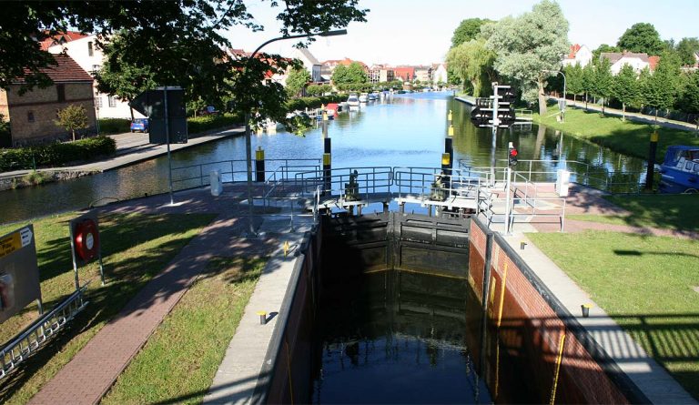 Schleuse an der Elde