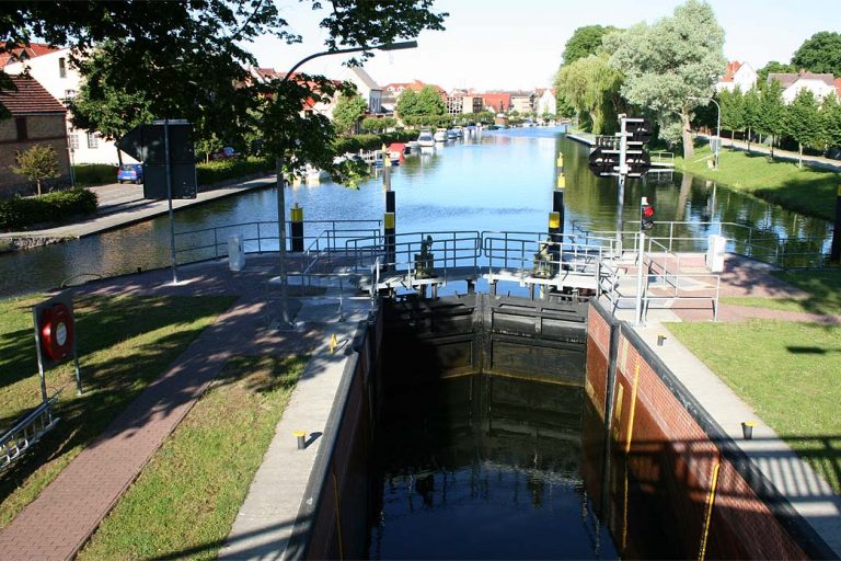 Schleuse an der Elde