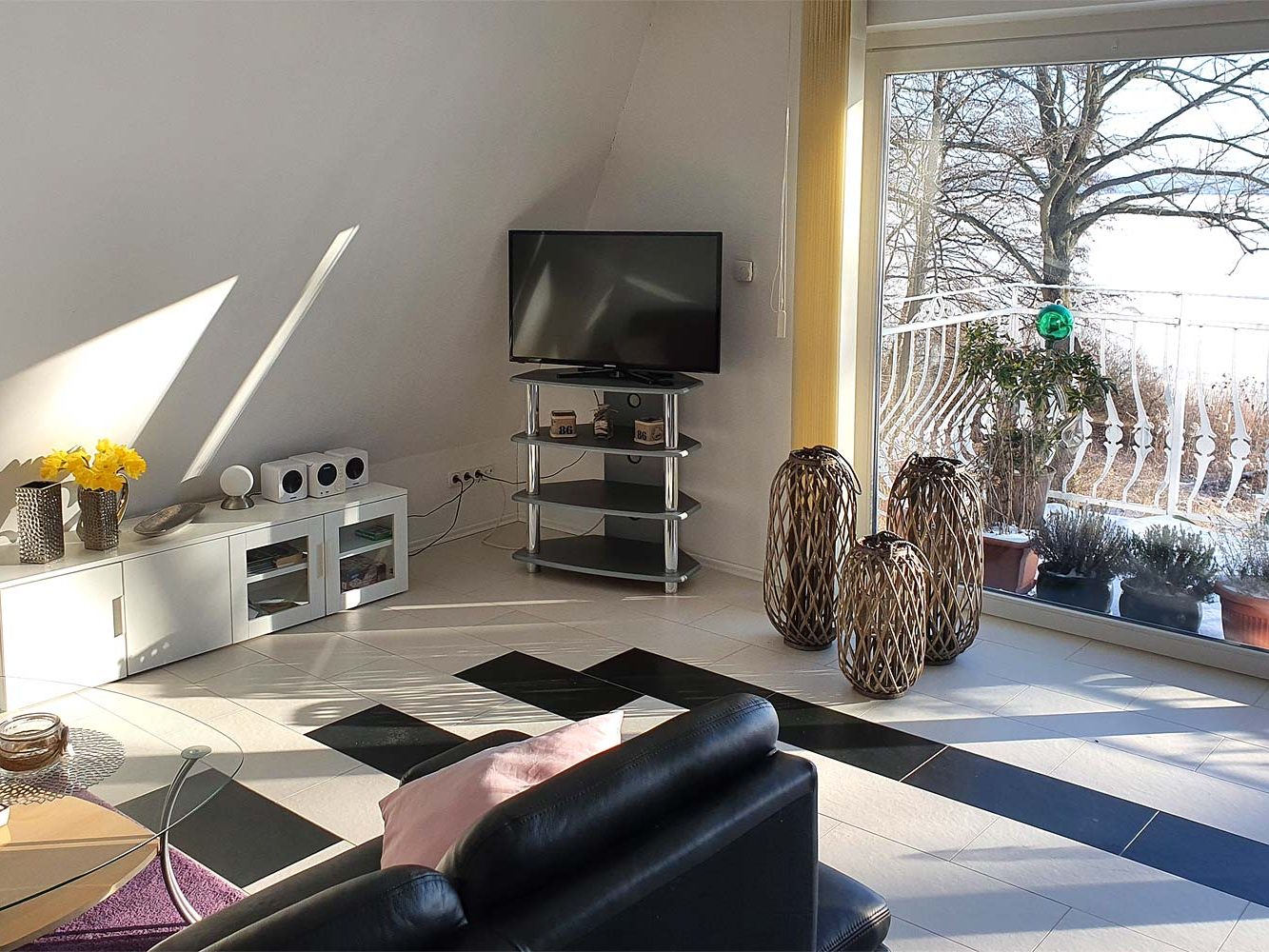 Wohnbereich Apartment 1