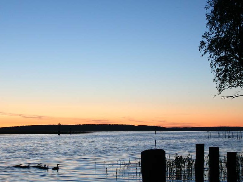 Sonnenaufgang über dem Plauer See
